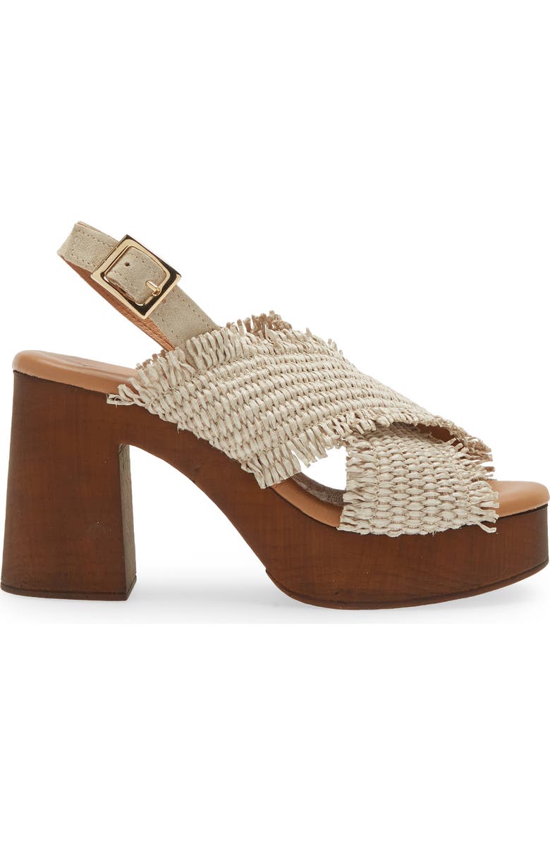 Cordani Wendy Platform Sandal, Alternate, color, Beige