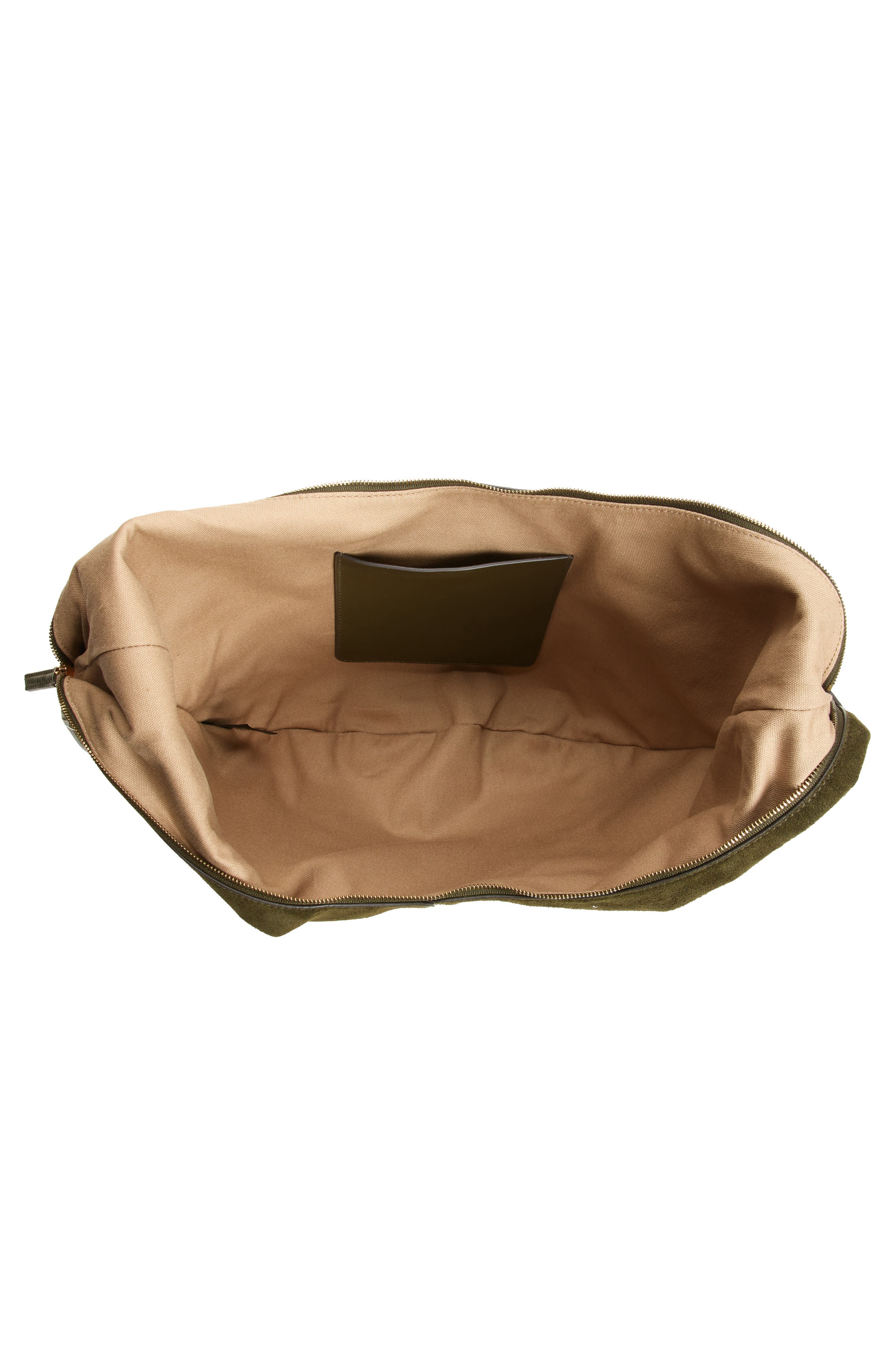 Madewell The Essential Curve Shoulder Bag, Alternate, color, Loden