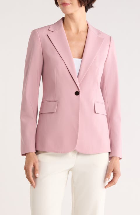 Gabrielle Stretch Wool Blazer