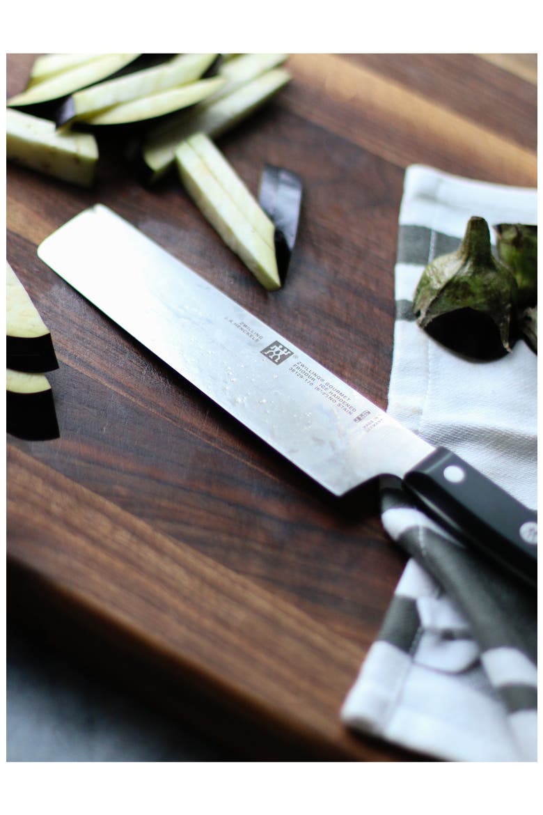 Gourmet 6.5-Inch Nakiri Knife, Alternate, color, SILVER