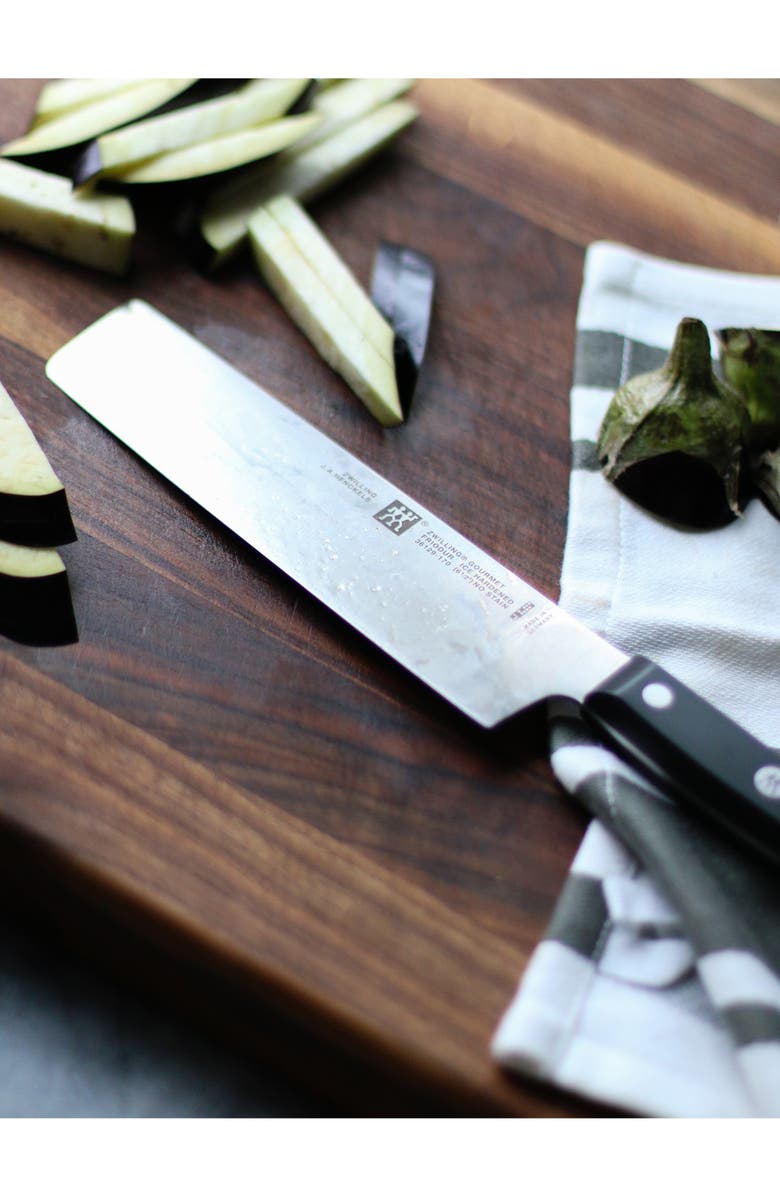 ZWILLING Gourmet 6.5-Inch Nakiri Knife, Alternate, color, Silver