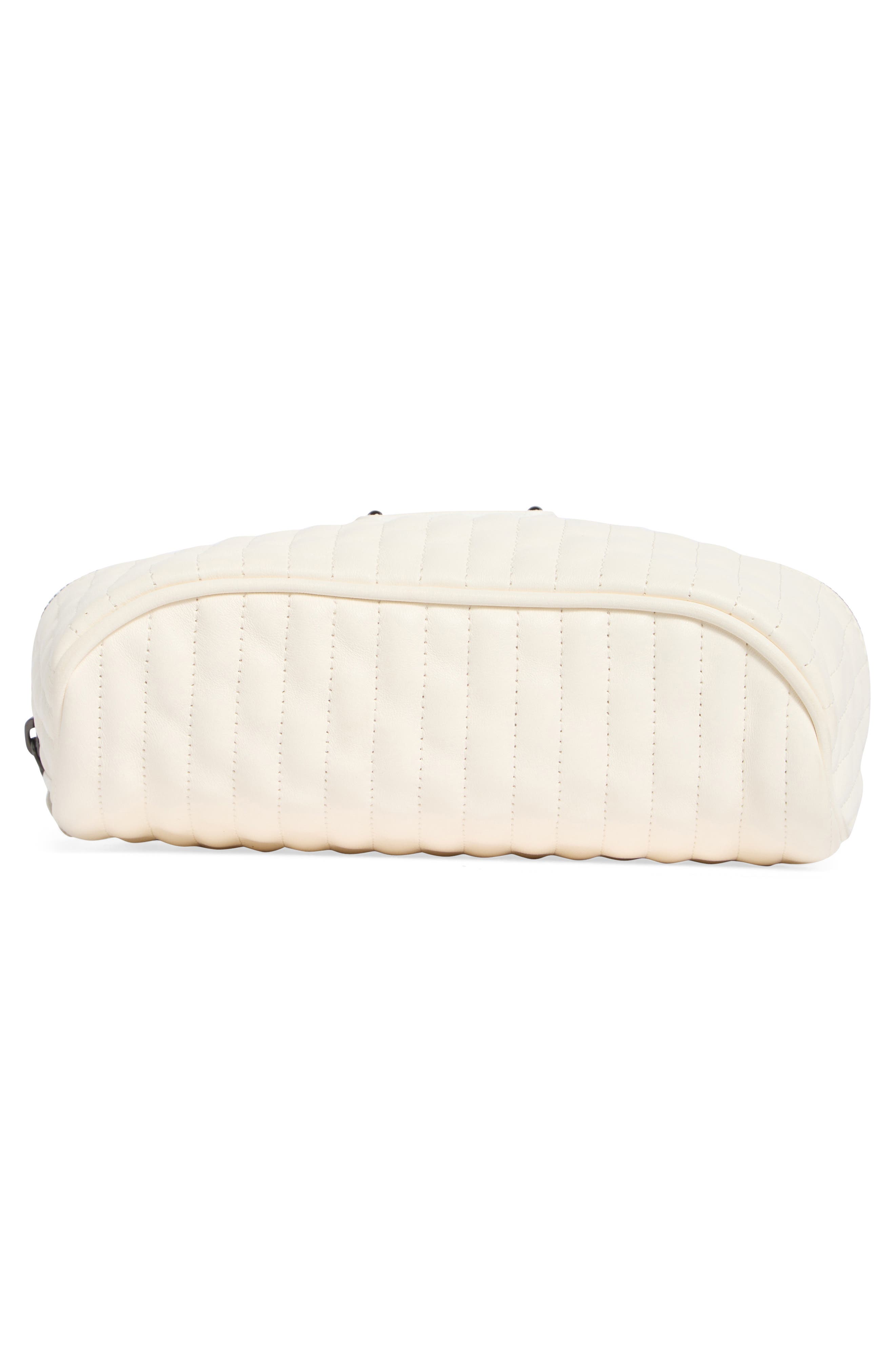 Longchamp Amazone Leather Belt Bag, Alternate, color, Ecru