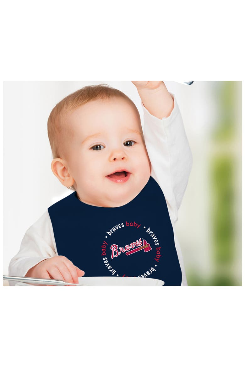 Atlanta Braves - Baby Bibs 2-Pack, Alternate, color, Multicolor
