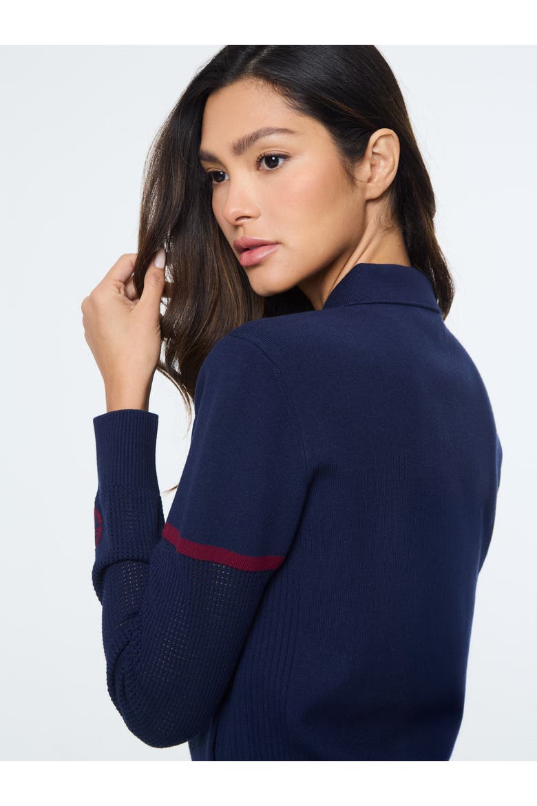 Nota Knit Jacket, Alternate, color, MARITIME BLUE