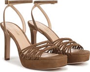 Veronica Beard Beverlee Ankle Strap Platform Sandal