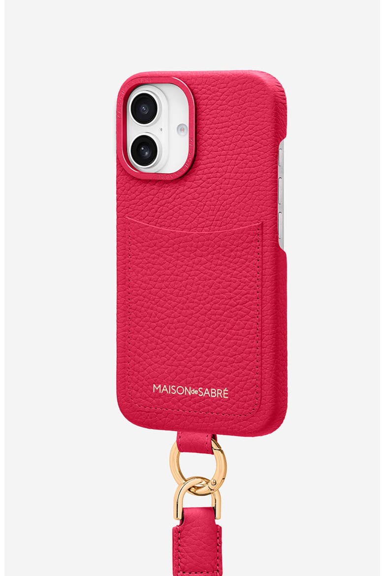 Sling Phone Case iPhone 16, Alternate, color, Shibuya Fuchsia