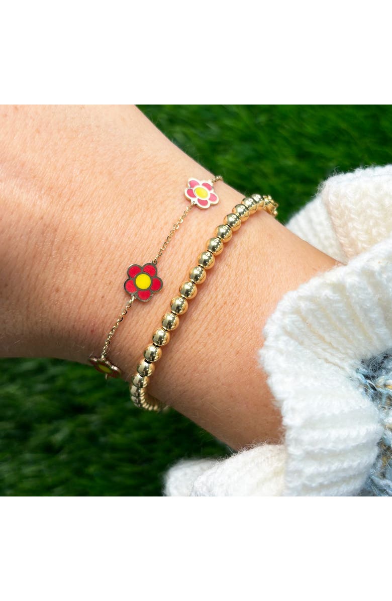 The Lovery Fine Jewelry Large Gold Ball Bead Bracelet, Alternate, color, Yellow Gold