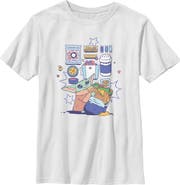 Star Wars: The Mandalorian and Grogu Boy's Star Wars The Mandalorian and Grogu The Child Enjoy Your Meal Graphic T-Shirt