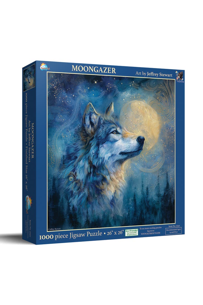 Moongazer 1000 piece Jigsaw Puzzle for Adults, Main, color, Multicolor