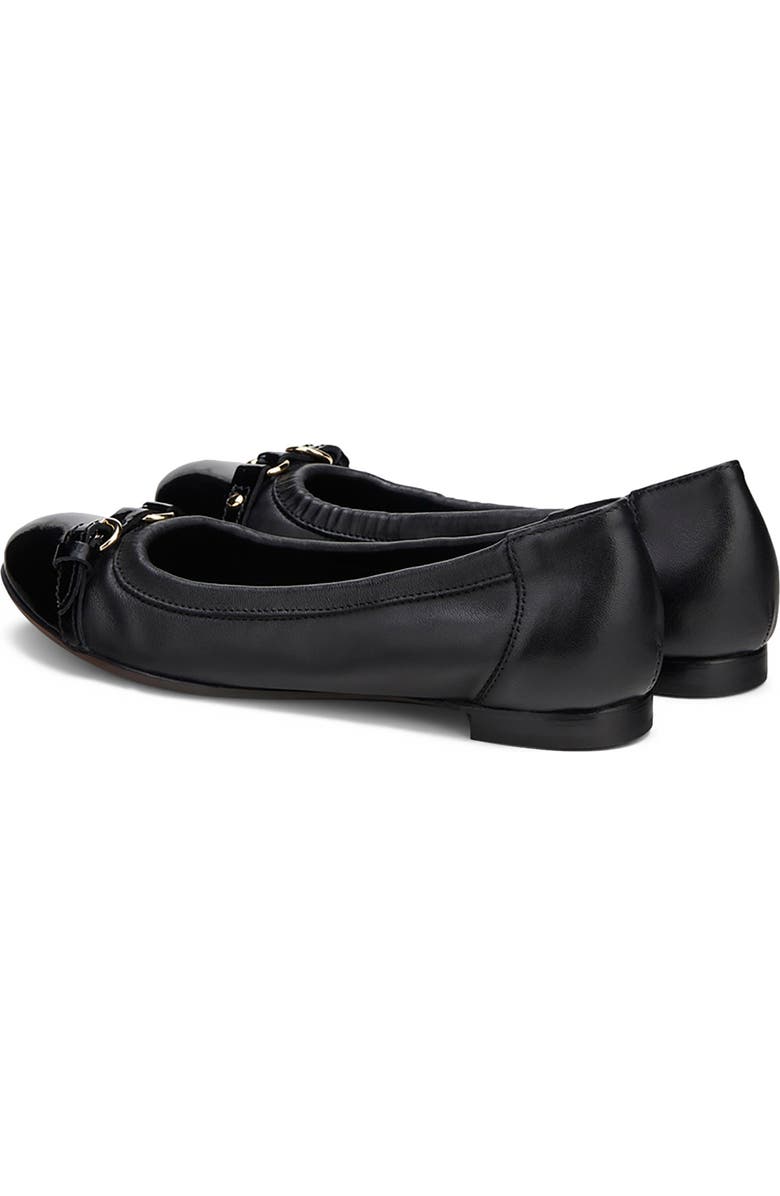 AGL Monika Cap Toe Ballet Flat, Alternate, color, Black