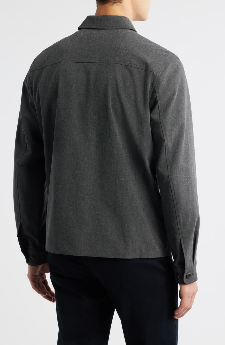 Les Deux Marseille Texture Jacket, Alternate, color, Dark Grey Melange