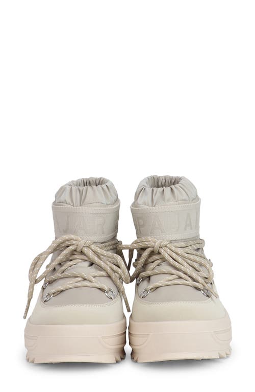 Pajar Galaxy Mini Waterproof Platform Ankle Bootie In Gray