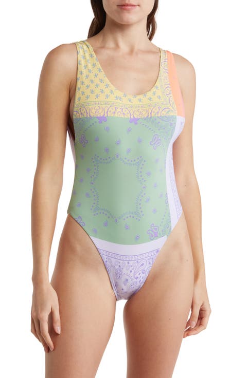 Bandanna Reversible Claire Entero One-Piece Swimsuit