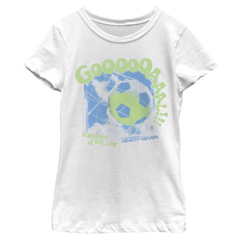Girls Lost Gods Summer of Soccer and Goals T Shirt