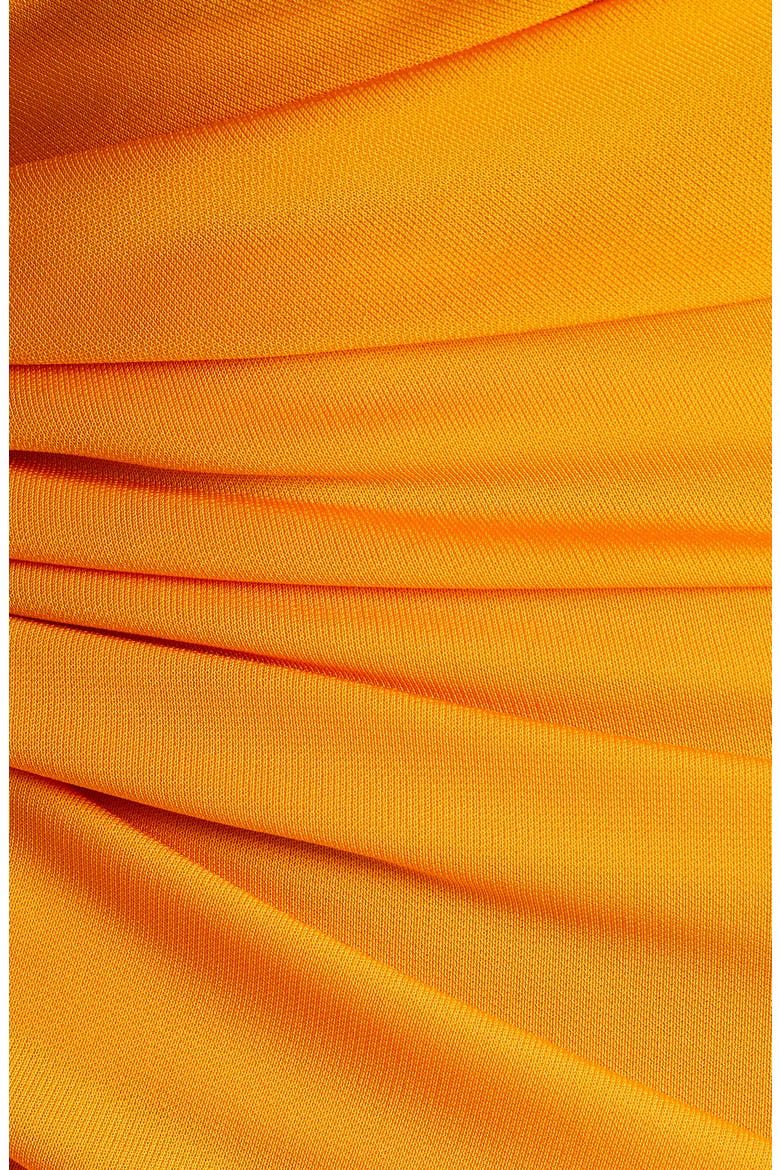 Asymmetric Draped Jersey Maxi Dress, Alternate, color, 7274 MANDARIN