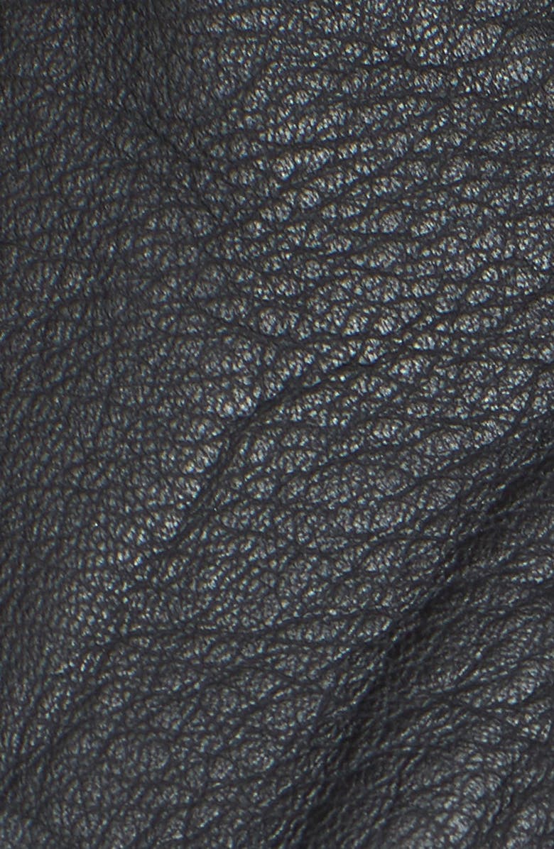 Goosecraft Dual Zip Leather Biker Jacket, Alternate, color, 