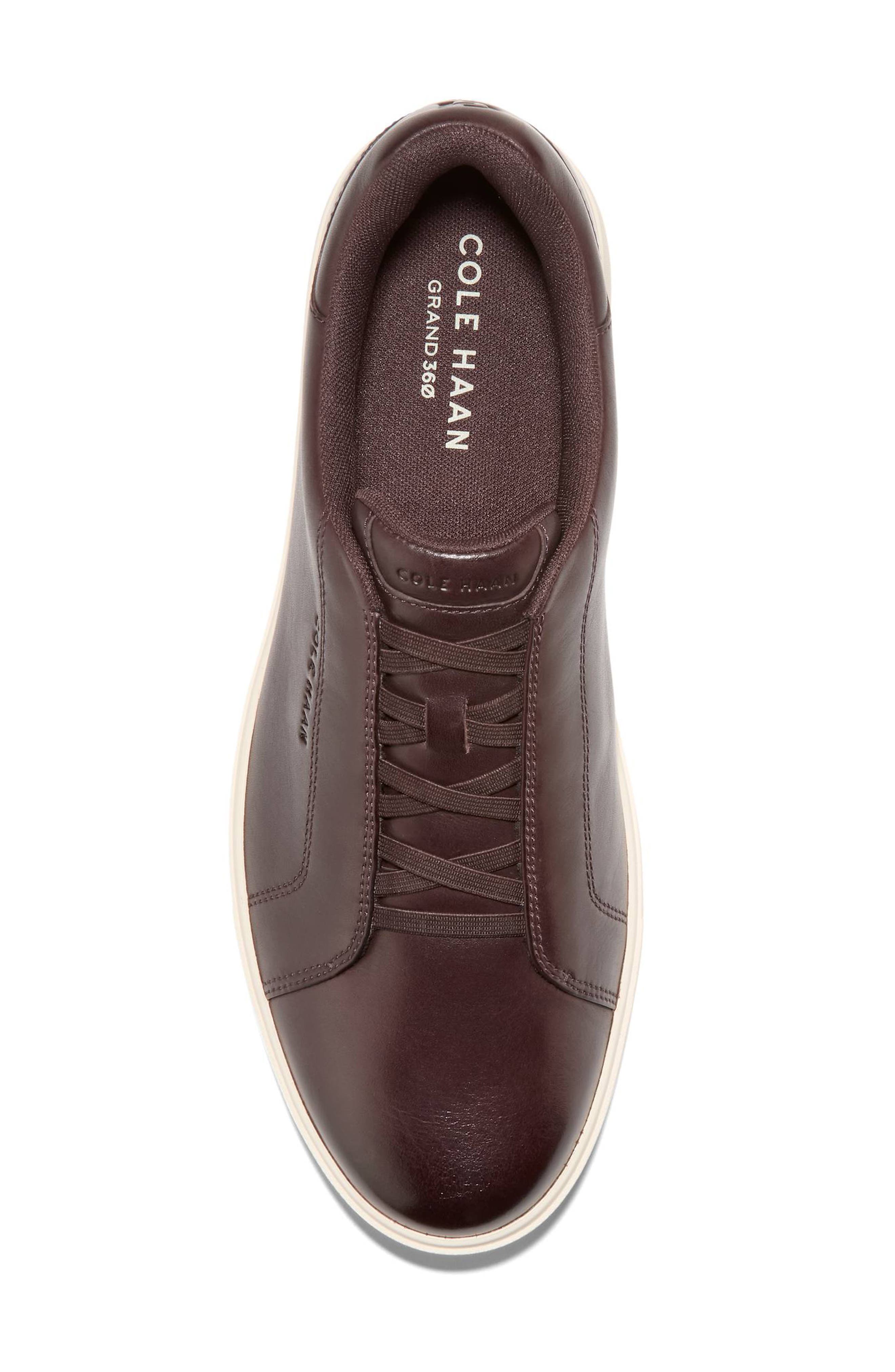 Cole Haan GrandPro Luxe Slip-On Sneaker, Alternate, color, Chocolate / Ivory