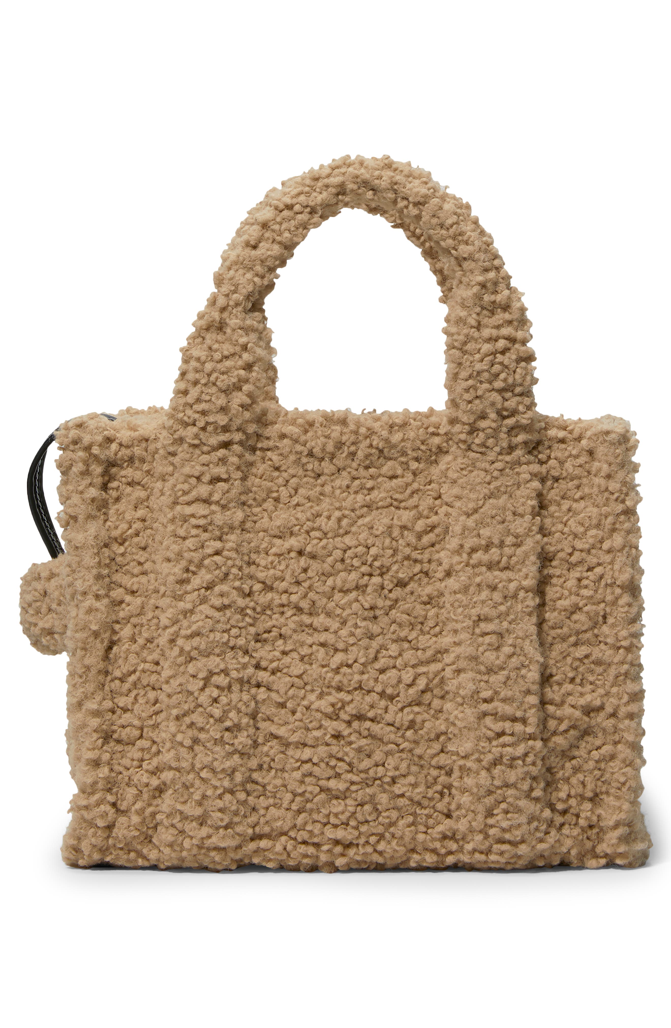 Marc Jacobs The Teddy Small Tote Bag, Alternate, color, Beige