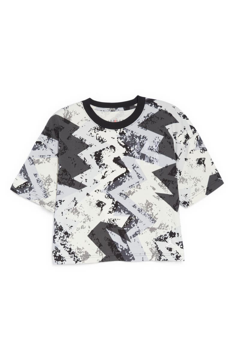 Jordan Heatwave Boxy Crop Graphic Tee, Alternate, color, Smoke Grey