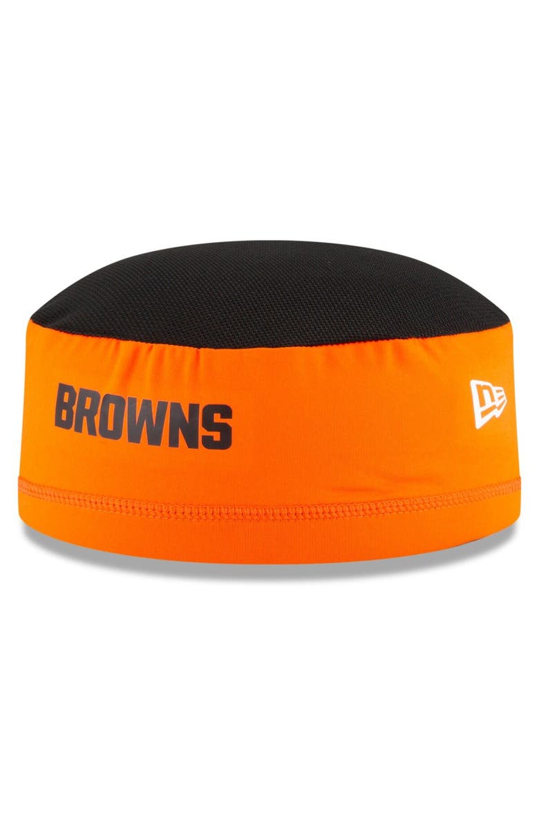 New Era Men's New Era Orange Cleveland Browns NFL Training Skully Cap, Main, color, 