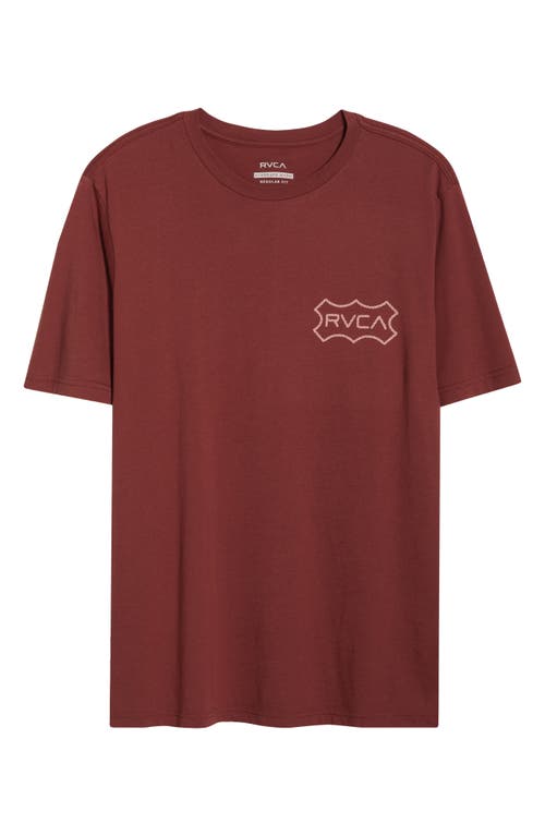 Rvca Genuine  Cotton Graphic T-shirt In Animal Print