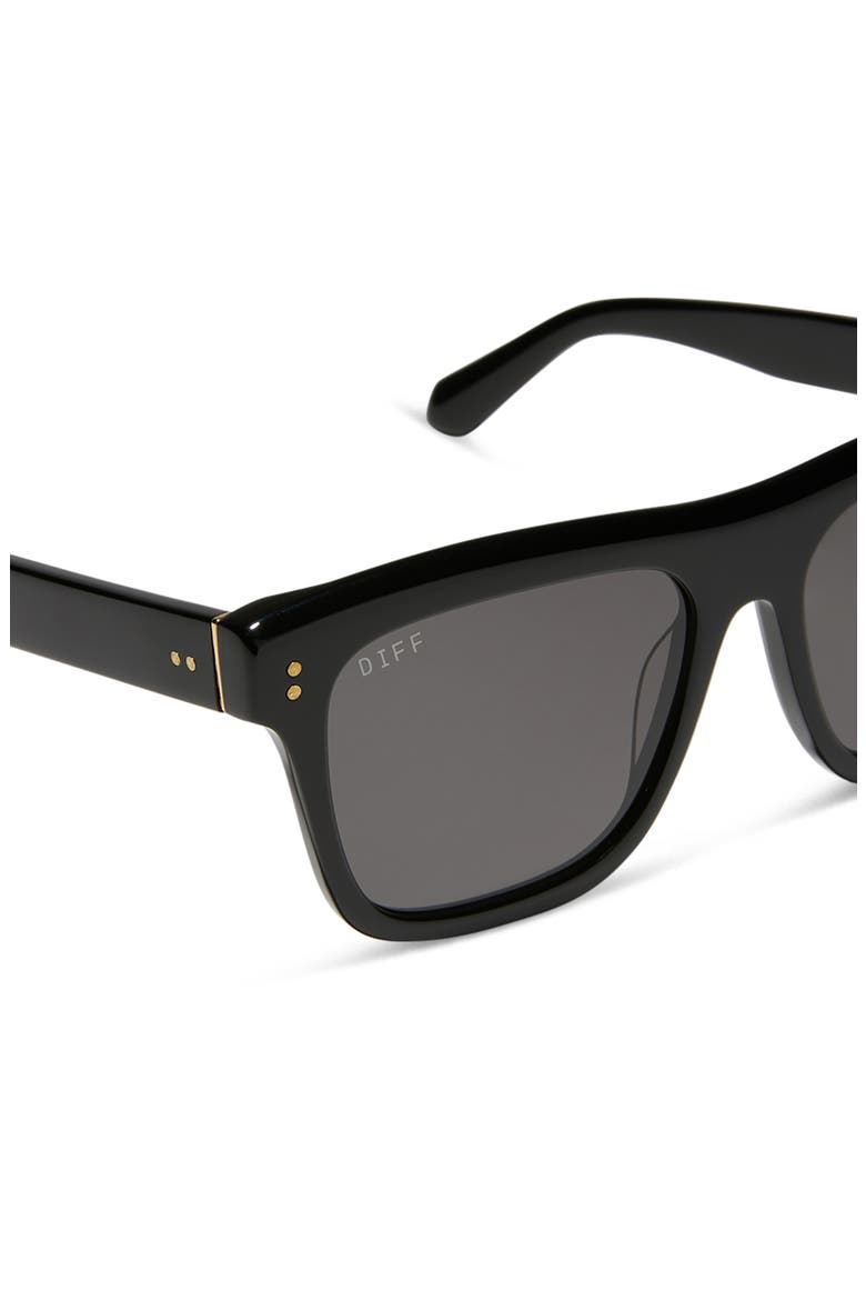 Sammy 54mm Polarized Square Sunglasses, Alternate, color, BLACK