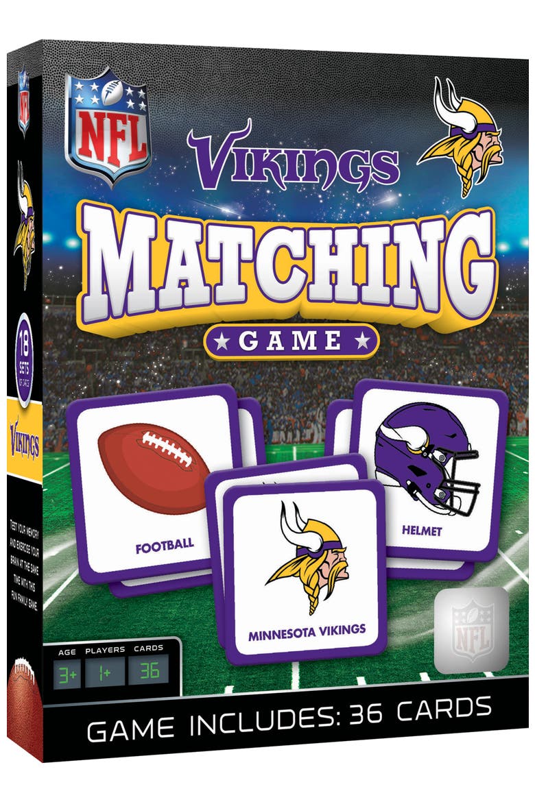 Minnesota Vikings Matching Game, Main, color, Multicolor