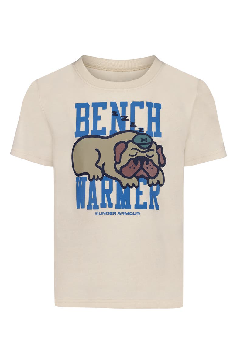 Under Armour Kids' Bench Warmer Graphic T-Shirt, Main, color, Stone