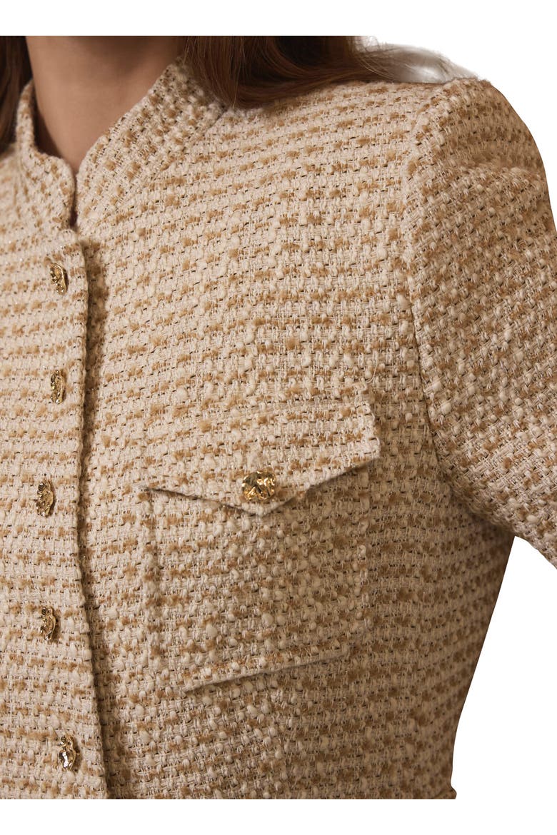 Boucle Pocket Detail Jacket, Alternate, color, Neutral
