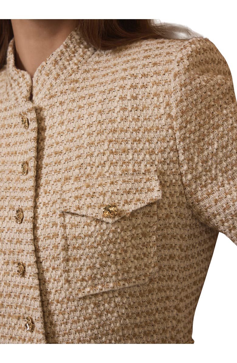 MINT VELVET Boucle Pocket Detail Jacket, Alternate, color, Neutral