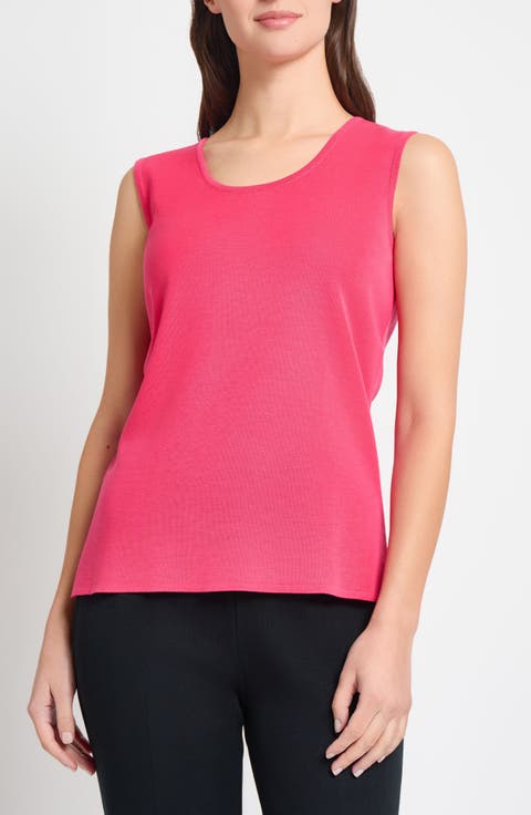 Scoop Neck Sweater Tank