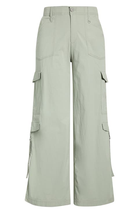 Skyrise High Rise Wide Leg Pants (Plus)