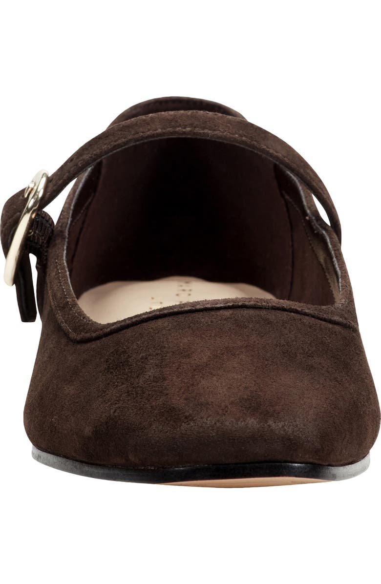 Marc Fisher LTD Garissa Mary Jane Flat, Alternate, color, Dark Brown