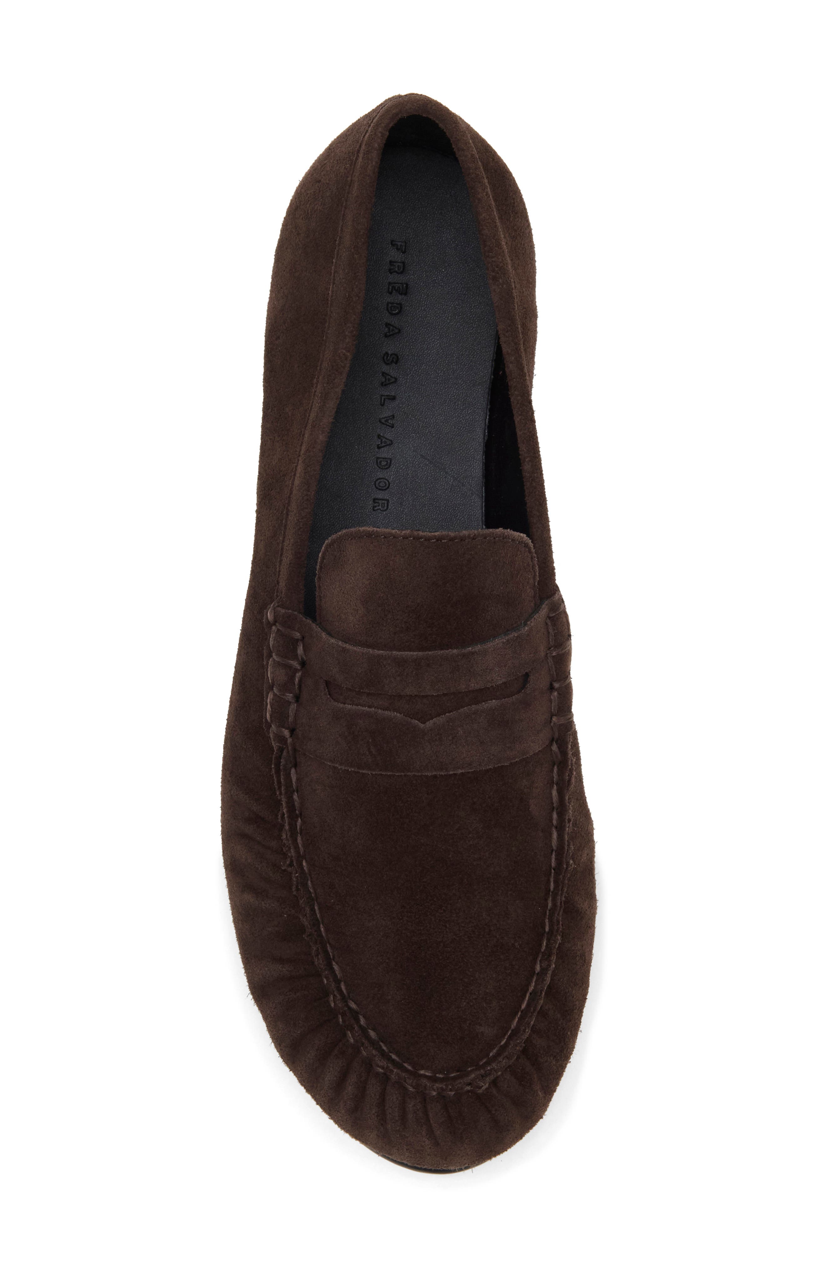 Sydney Leather Loafer, Alternate, color, ESPRESSO SUEDE
