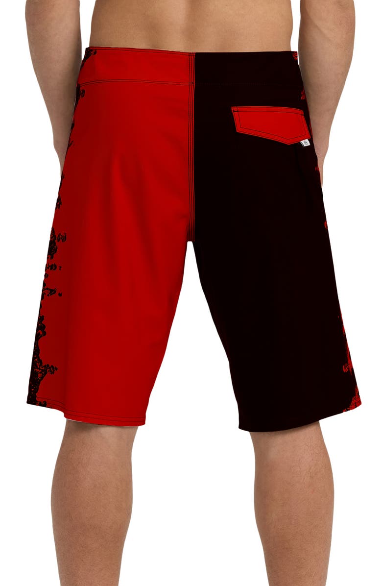 Billabong Inverted Pro Board Shorts, Alternate, color, Red