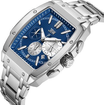 JBW Echelon Diamond Bracelet Strap Chronograph Watch, 41mm x