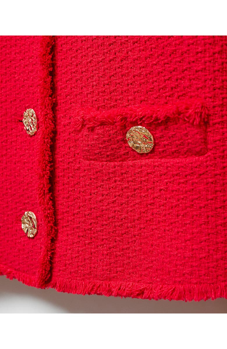 MANGO Tweed Jacket, Alternate, color,