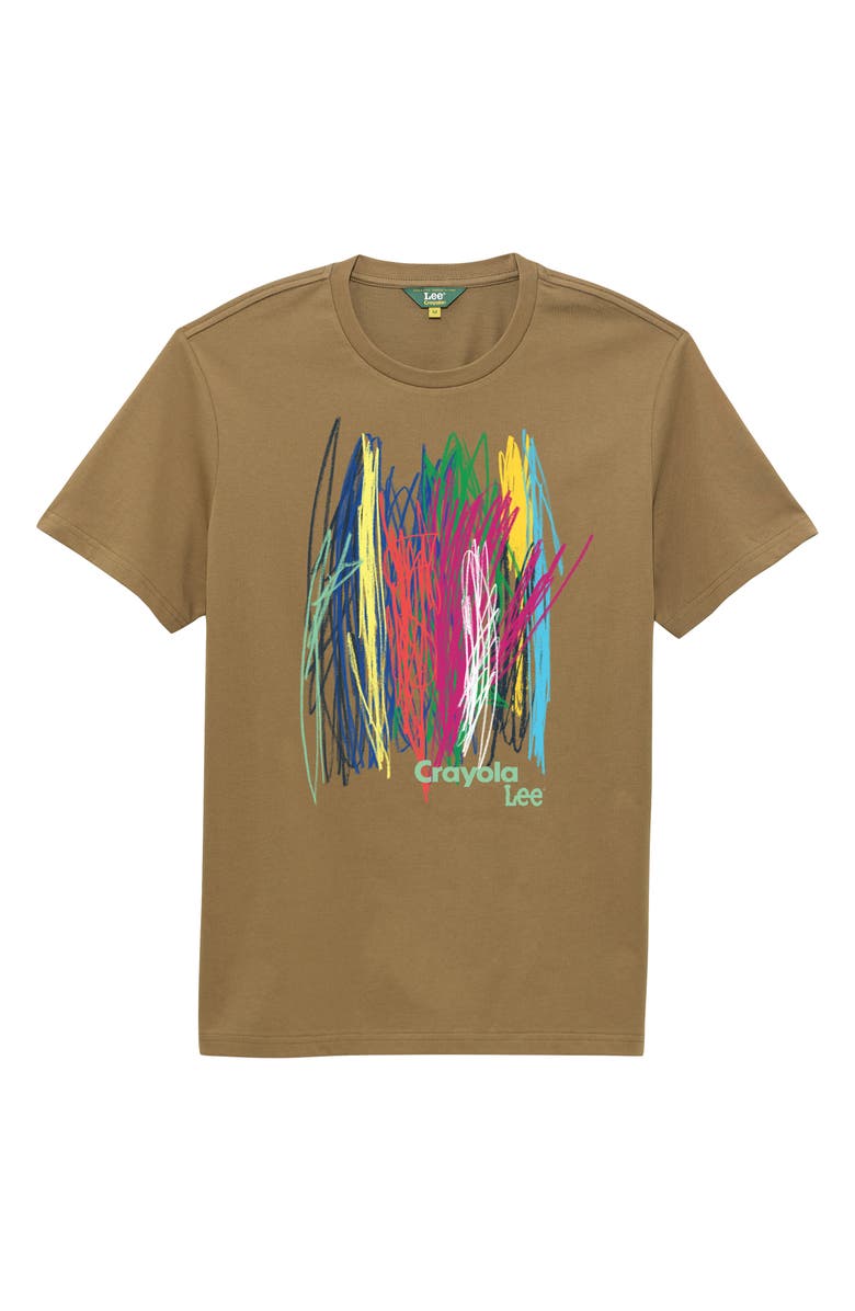 Lee x Crayola Graphic T-Shirt, Alternate, color, Raw Umber