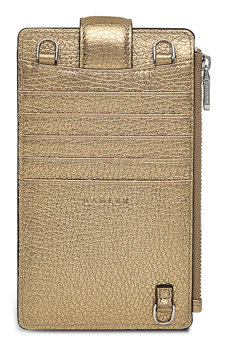 Radley Hillgate Phone Crossbody Bag, Alternate, color, Icy Gold