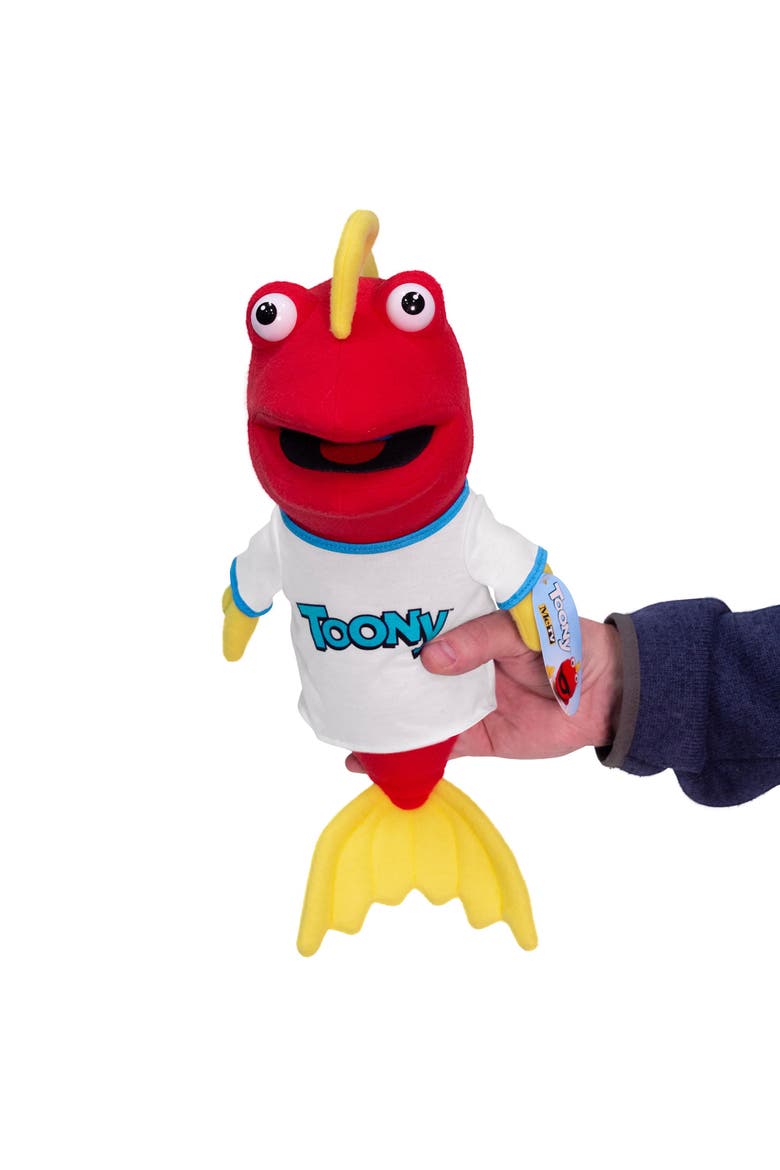 Toon In With Me Toony the Tuna Plush Toy Replica | 16 Inches Tall, Alternate, color, Red