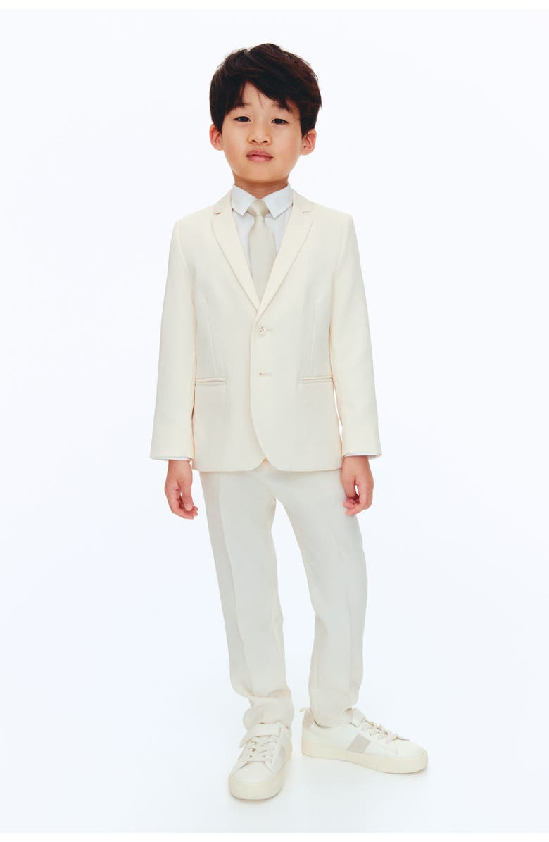 H&M 4-piece Suit Set, Main, color, Light Beige