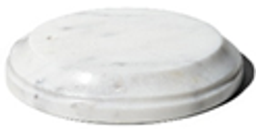 Puebco Marble Incense Holder In White Oval