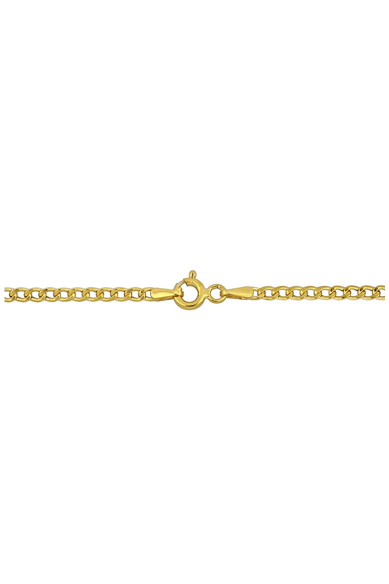 Curb Chain Necklace, Alternate, color, GOLD