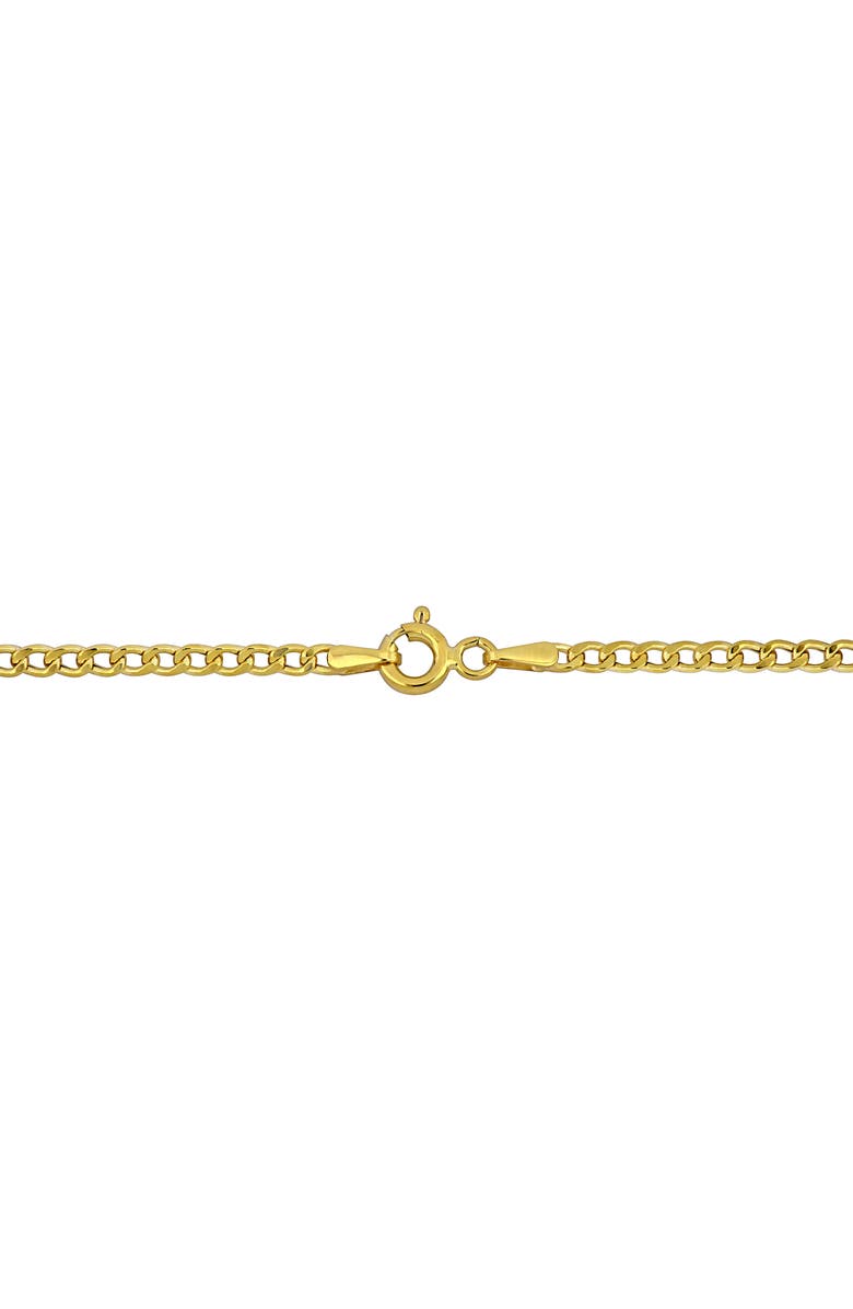 DELMAR Curb Chain Necklace, Alternate, color,