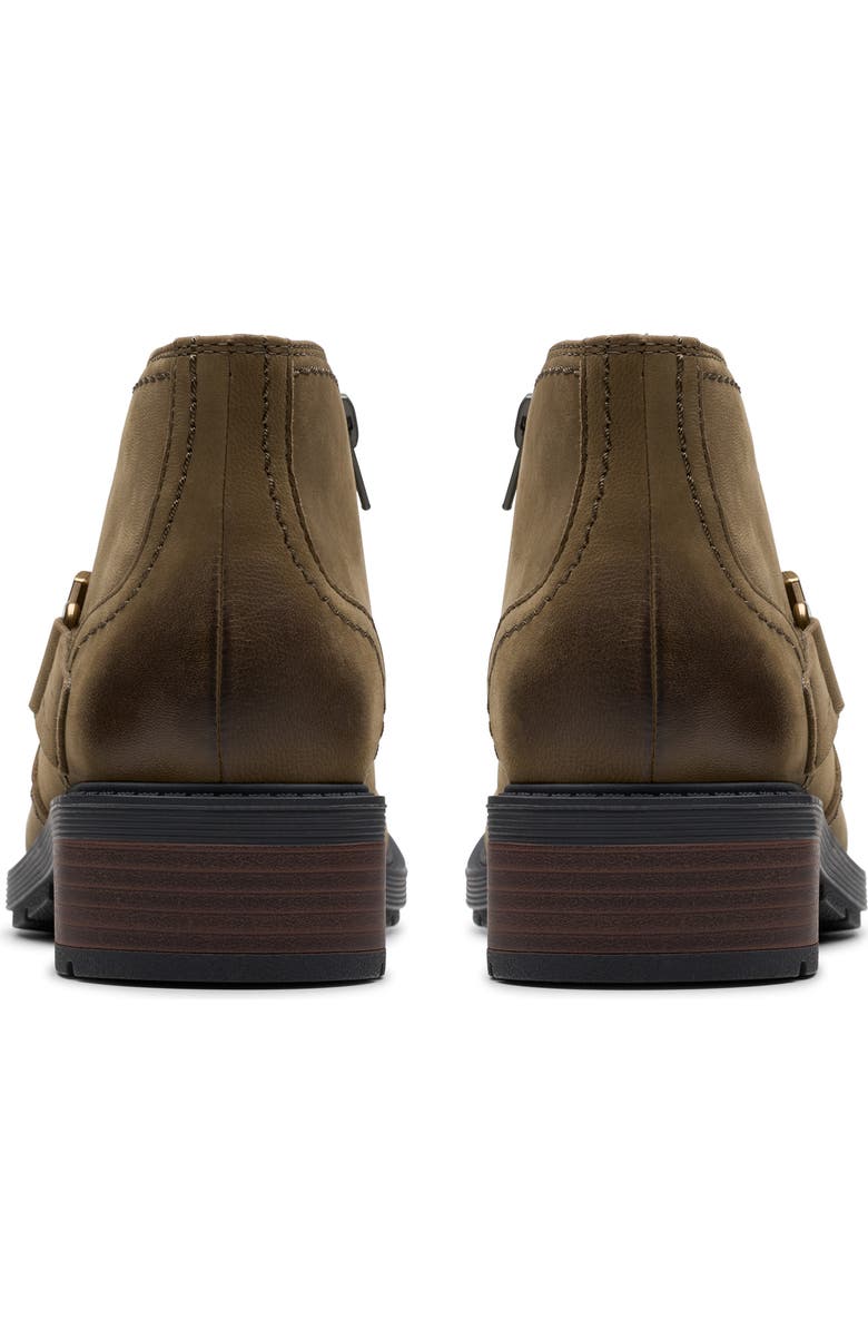 Clarks<sup>®</sup> Hearth Clara Ankle Boot, Alternate, color, Slate Nubuck