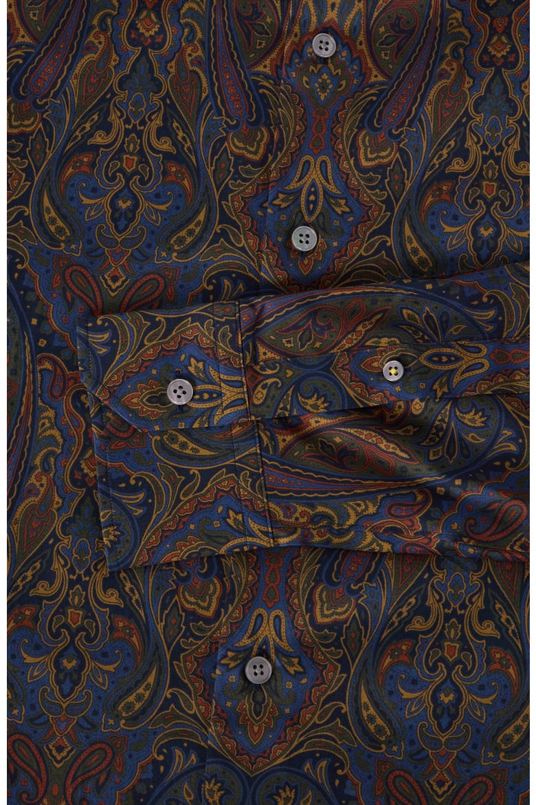 Reynolds Printed Shirt, Alternate, color, Blue Multi