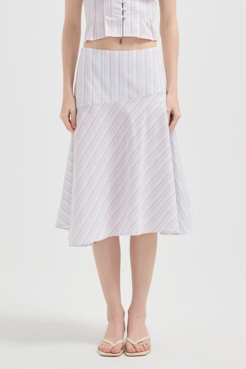 Lynn Flare Midi Skirt