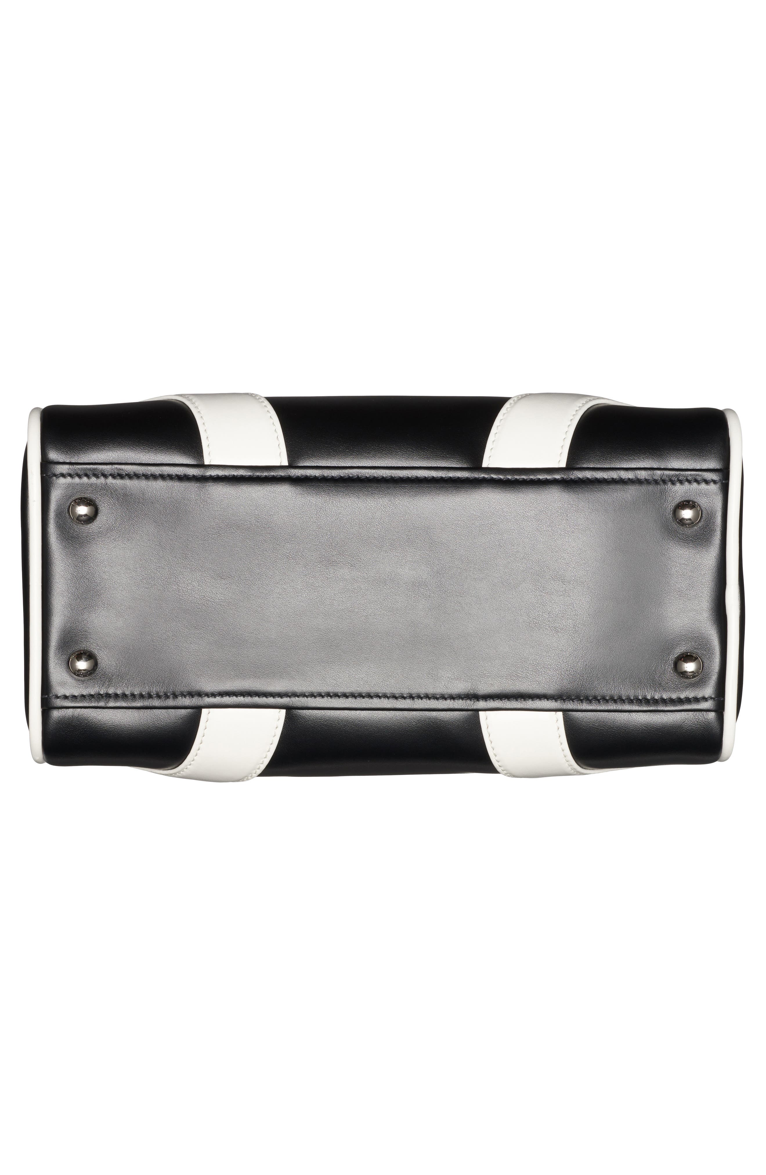 Prada Medium Leather Bowler Bag, Alternate, color, 