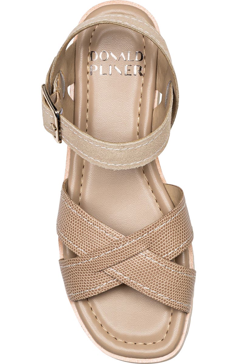 Donald Pliner Lug Sole Slingback Sandal, Alternate, color, Sand