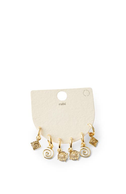 Rubi Shoes 3pk Small Earring In Up Boho Swirl